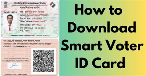 smart voter card|voter smart card download.